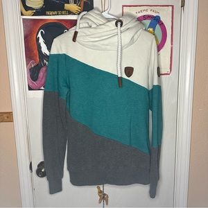 Wanakome Woman’s Medium Striped Multicolor Hoodie